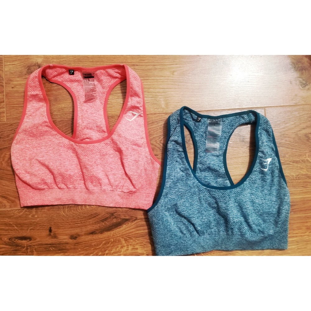 2 Gymshark Seamless sports bras